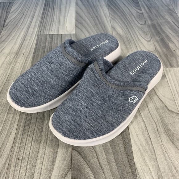Merinos Shoes - Merinos Mules Slip on Shoes Wool Womens Size 8 Gray